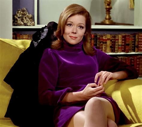 Diana Rigg As Mrs Emma Peel In The 60’s Tv Series ‘the Avengers ’ R 1960s