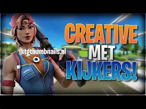 Livecreative Met Kijkers Fortnite Battle Royale Nl Insta Youtube