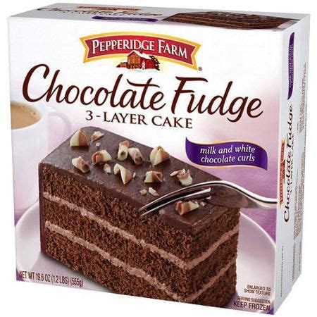 Pepperidge Farm Frozen Chocolate Fudge Layer Cake Oz Box