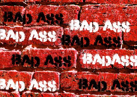 Bad Ass Poster Picture Metal Print Paint By Nonsense And Relish Displate