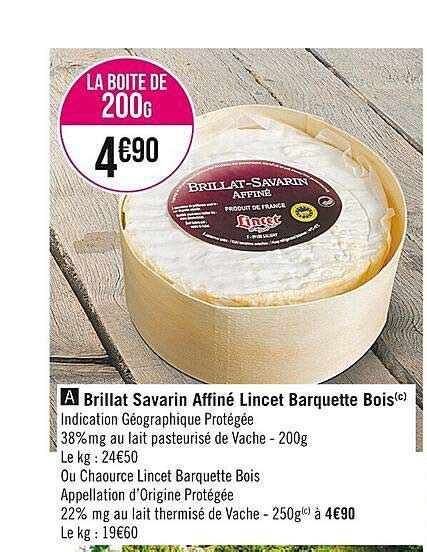 Promo Brillat Savarin Affiné Igp Fromagerie Delin chez Hyper U