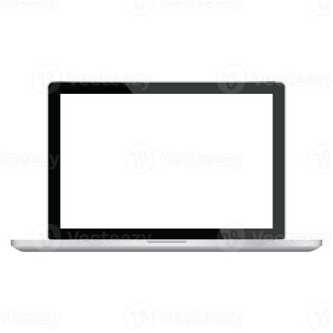 Modern glossy laptop isolated. 10829955 PNG