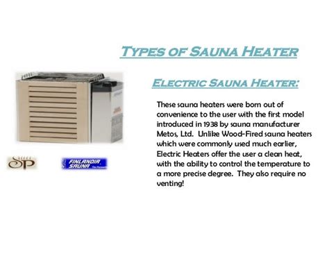 Get Ideas About Various Types Of Sauna Heaters