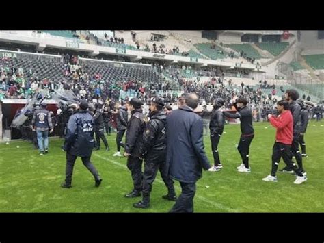 Bursaspor Amedspor maçı öncesi ve sonrasındaki olaylar YouTube