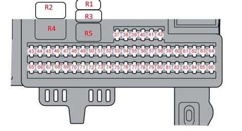 Fuse Box Diagram Volvo S40 2g And Relay With Assignment And Location