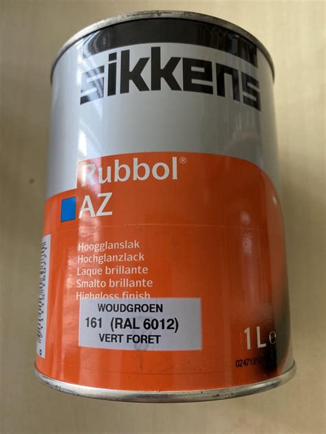 Sikkens Rubbol Az Woudgroen Ral Liter Bol