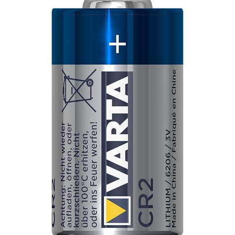 Lithium Batterij CR2 3 V 2 Blister VARTA CR2 2 Rutten Elektroshop