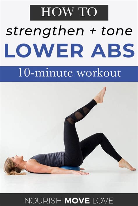 How To Flatten Abs Lower Stomach Workout Nourish Move Love