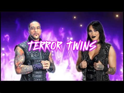 Terror Twins Custom Titantron Rhea Ripley And Damian Priest YouTube