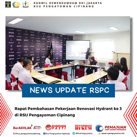 Rapat Pembahasan Pekerjaan Renovasi Hydrant Ke Di Rsu Pengayoman