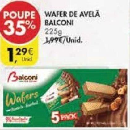 Promo O Wafer De Avel Balconi G Em Pingo Doce