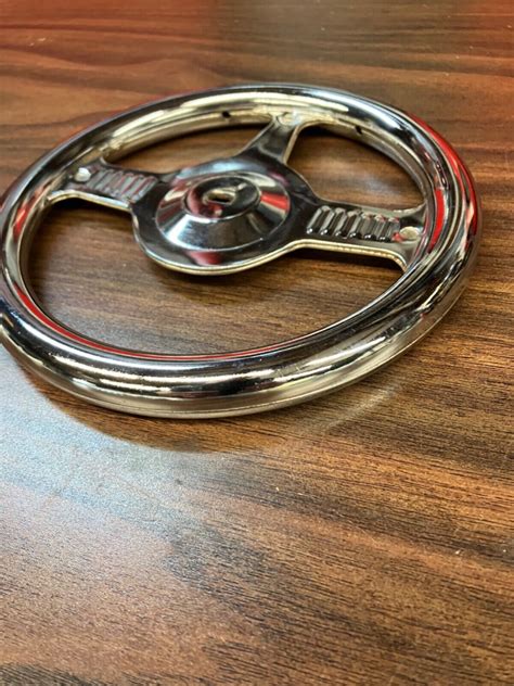 Mavin | PEDAL CAR REPLACEMENT CHROME THREE SPOKE STEERING WHEEL MURRAY