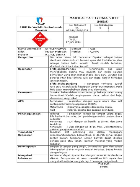 Contoh Halaman Msds