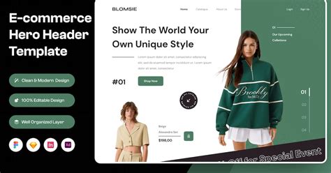 E Commerce Hero Header Image Graphic Templates Envato Elements