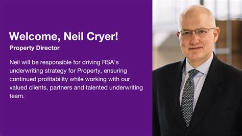 RSA Insurance Group On Twitter Were Delighted To Welcome Neil Cryer