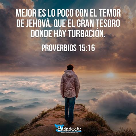 Proverbios 1516 Rv1960 Versículo Del Día