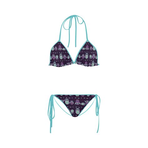 Night Owls Custom Bikini Swimsuit ID D