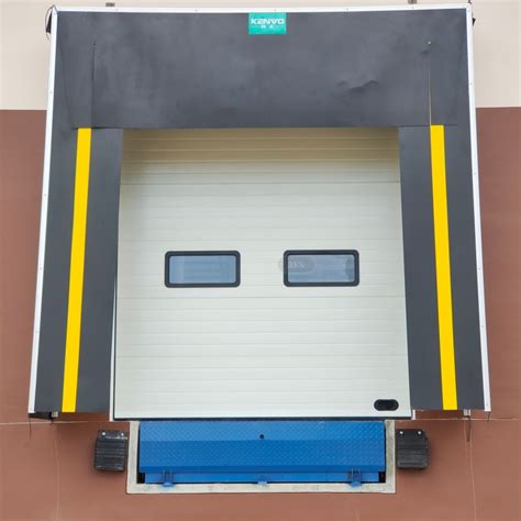 Pvc Fabric Curtain Mechanical Dock Shelter For Warehouse Loading Dock