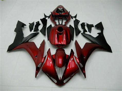 NA Injection Red Black ABS Plastic Fairing Fit For 2004 2006 Yamaha YZF