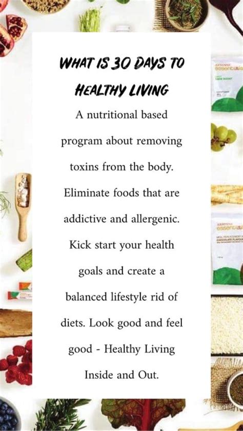 Arbonne 30 Days To Healthy Living Recipes Banana