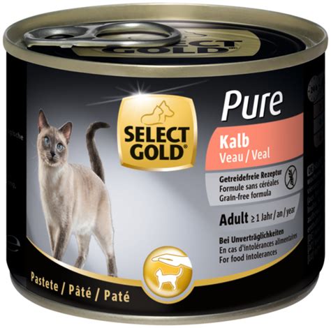 Select Gold Pure Adult Paté Cielęcina 6x200 G Maxi Zoo