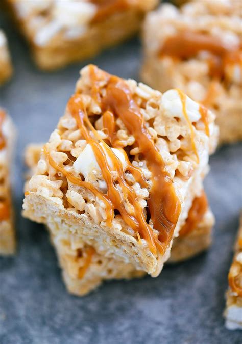 Salted Caramel Rice Krispie Treats Life In The Lofthouse