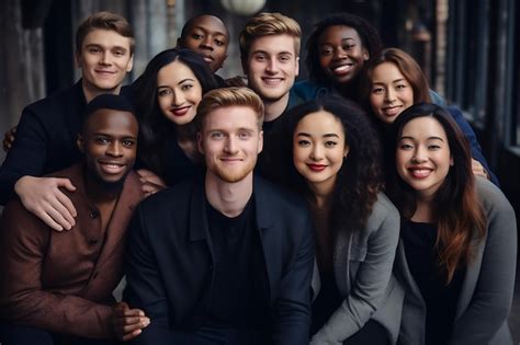 Premium Ai Image Photo Of Group Of Diverse People Celebrating Unity