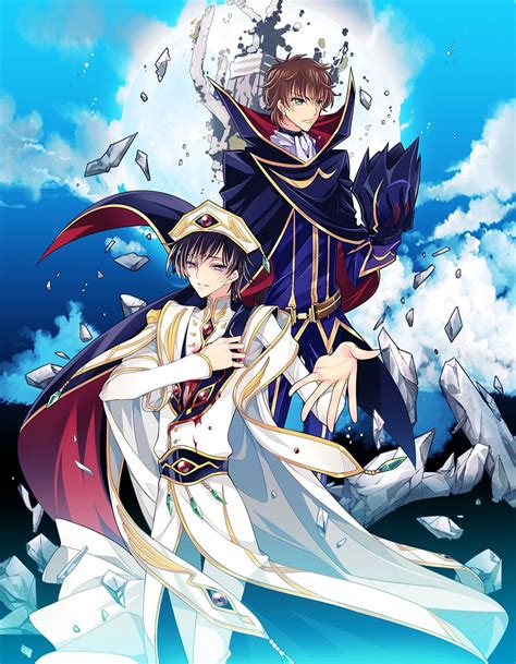 Code Geass Lelouch And Suzaku Code Geass Pinterest