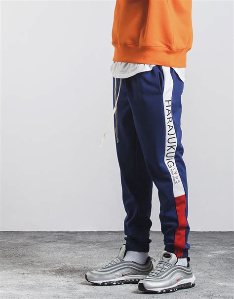 Free Shipping Free Return Side Stripe Trousers Sweatpants Style Nike Air Max 97