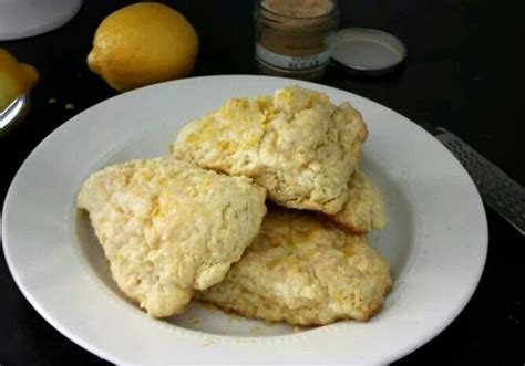 Lemon Scones With Lemon Glaze And Freshly Grated Lemon Zest Lemon