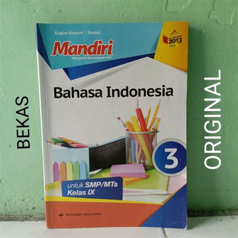 Jual Buku Mandiri Bahasa Indonesia Kelas Ix Smp Penerbit Erlangga