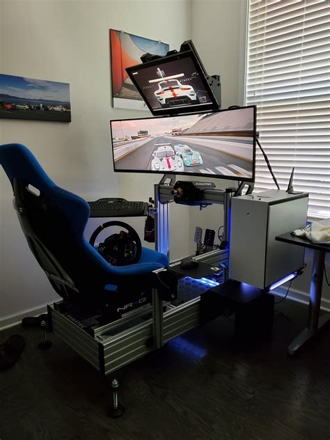 Sim Racing Rig Is Now Complete P1 Xfanatecall4simlets Go Racing