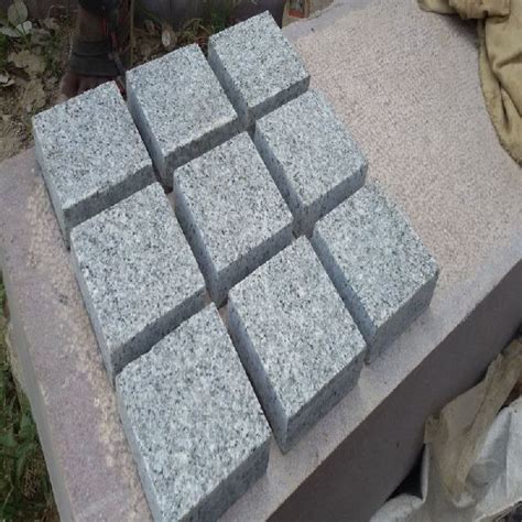 Granite Sawn And Flamed Cobblestone Color Grey At Rs In Chittoor