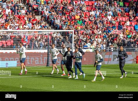 open training dutch football club psv eindhoven squad  philips