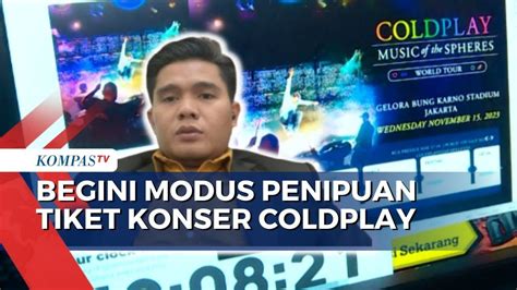 Heboh Modus Penipuan Jastip Tiket Konser Coldplay Kuasa Hukum Korban