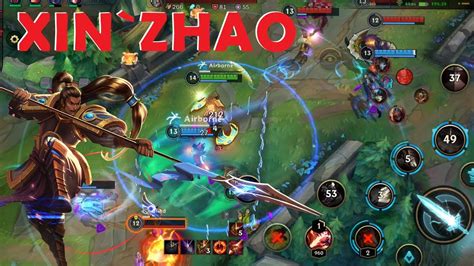 League Of Legends Wild Rift Gameplay Xin Zhao Jungle Rasa Support