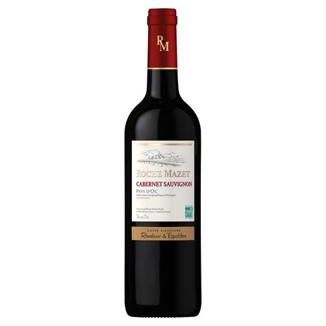 ROCHE MAZET IGP Pays d Oc cabernet sauvignon cuvée spéciale rouge 75cl