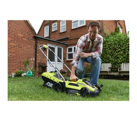 Tondeuse Électrique Ryobi 1300w Coupe 33cm Rlm13e33s - Tondeuse et ...