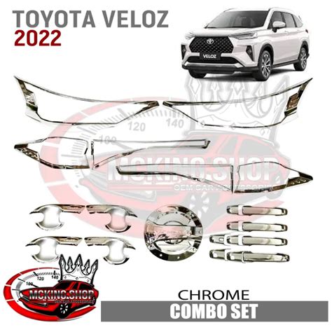 Toyota Veloz 2022 Combo Set Of Headlight And Tail Light Cover Door