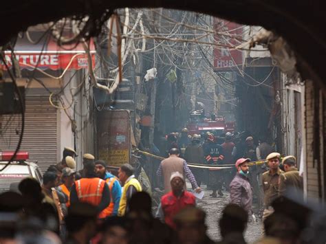 In Photos Delhi Factory Fire Aftermath 43 People Dead News Photos