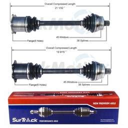 Audi CV Axle Shaft Kit Front Driver And Passenger Side Aftermarket