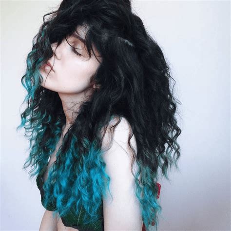 curly dyed hair ideas  natural curls