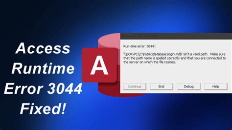 Access Runtime Error Is Not A Valid Path Solutions You Can T Miss