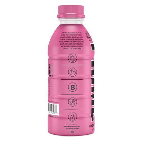 Prime Hydration Sports Drink Strawberry Watermelon 12 Drinks 16 Fl O