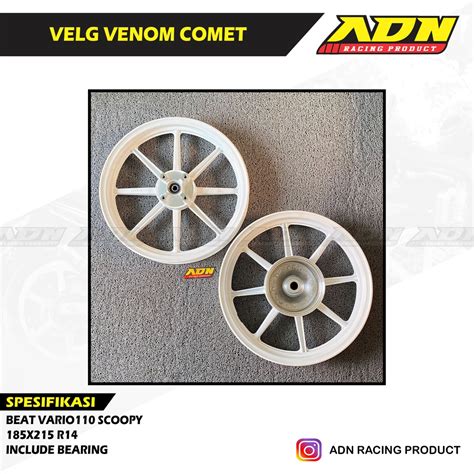 Jual Velg Vrossi Venom Comet Beat Vario Scoopy P Palang Shopee