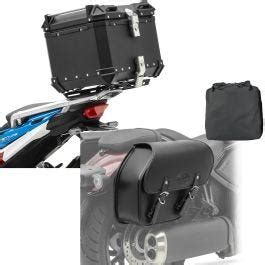 Set Top Case Aluminium Moto Xb Noir Litres Bagtecs Avec Moto