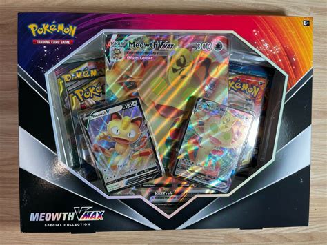 Mavin POKEMON TCG MEOWTH VMAX SPECIAL COLLECTION BOX NEW Cosmic