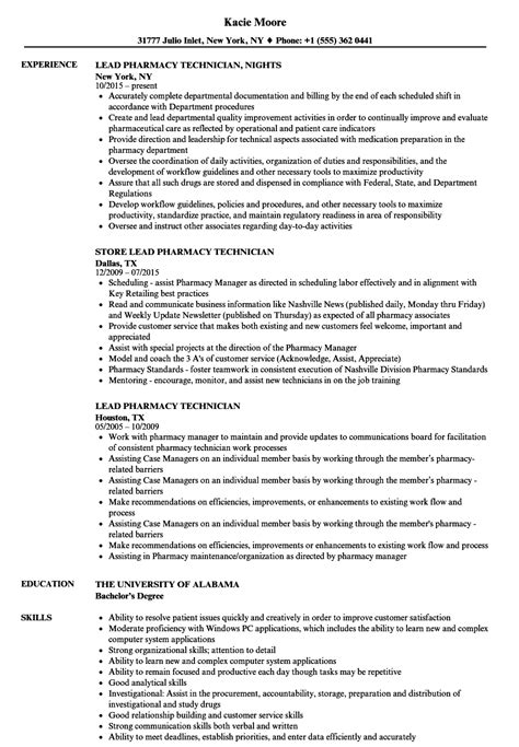 Best 18 Pharmacy Technician Resume Example Free Samples Examples