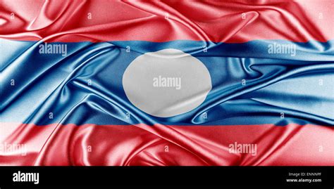 Bandera De Laos Ondeando Fotograf As E Im Genes De Alta Resoluci N Alamy