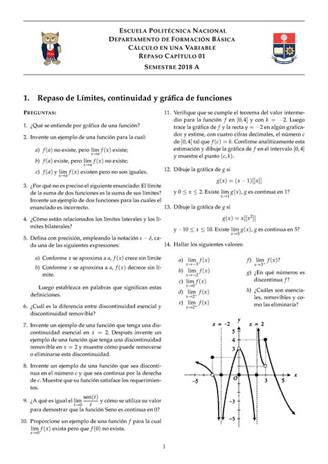 Ejercicios prácticos E SCUELA P N ACIONAL D EPARTAMENTO DE F B C EN